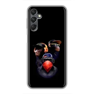 Чехол с Обезьянами Samsung Galaxy A25 (A256) - (AlphaPrint) (Три обезьяны)