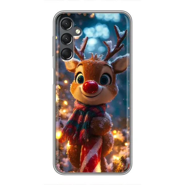 Чехол с принтом «Олень с шарфом» для Samsung Galaxy A25 (A256) Чехол с принтом «Олень с шарфом» для Samsung Galaxy A25 (A256)