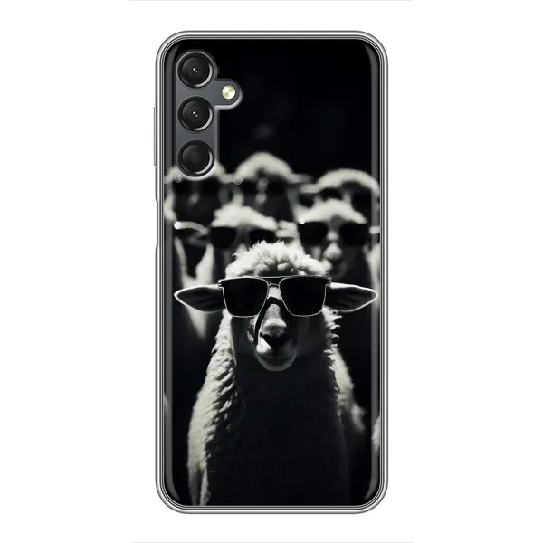 Чохол з принтом «Овечка в окулярах» для Samsung Galaxy A25 (A256)