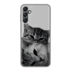 Чехол с рисунком кот на Samsung Galaxy A25 (A256) (Пара котов)