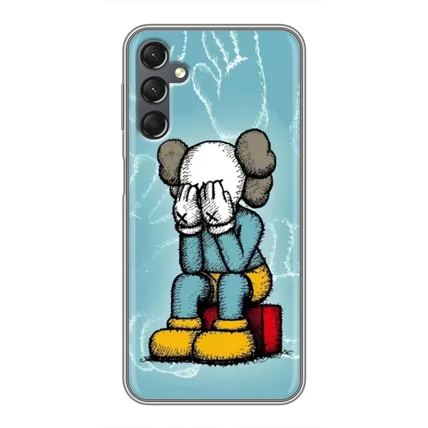 Чехол с принтом «Плач Bearbrick» для Samsung Galaxy A25 (A256)