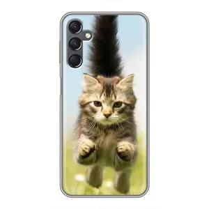 Чехлы с Котиками для Samsung Galaxy A25 (A256) (VPrint) (Прыжок кота)