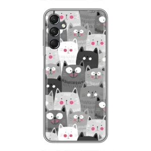 Чехлы с Котиками для Samsung Galaxy A25 (A256) (VPrint) (Рисованные котики)