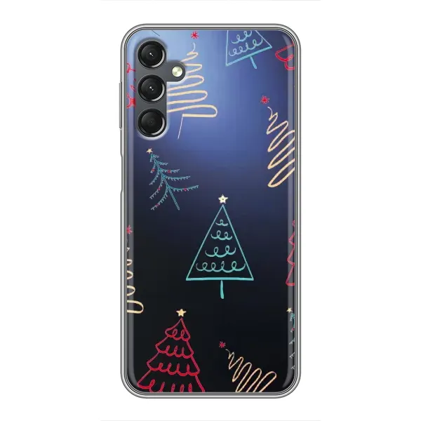 Чехол с принтом «Рождественские елки» для Samsung Galaxy A25 (A256)