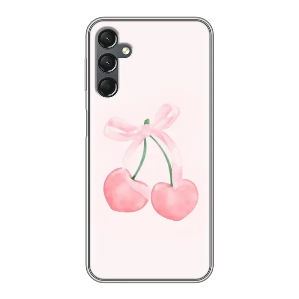 Чехол с принтом «Розовые вишни» для Samsung Galaxy A25 (A256)