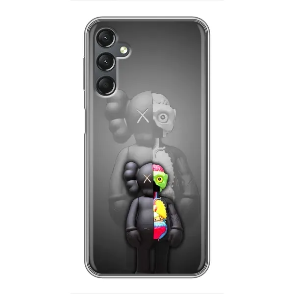 Чехол с принтом «Тело Bearbrick» для Samsung Galaxy A25 (A256)
