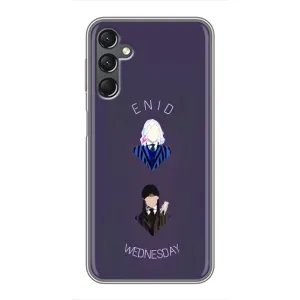 Чехлы Венсдей на Samsung Galaxy A25 (A256) Уэнсдей (AlphaPrint) (Уэнздей и подруга)