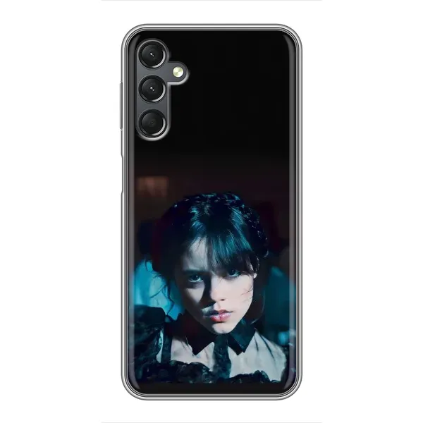 Чехол с принтом «взгляд Уэнздей» для Samsung Galaxy A25 (A256)
