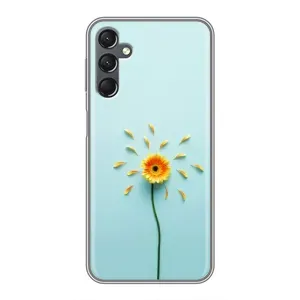 Чохли з квітами для Samsung Galaxy A25 (A256) (VPrint) (Жовта квітка)