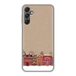 Новогодние, Праздничные Чехлы для Samsung Galaxy A25 (A256) - 2024 год (Зимний город)
