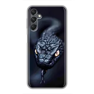 Чехол с картинкой «Хищники» для Samsung Galaxy A25 (A256) (Черная змея)