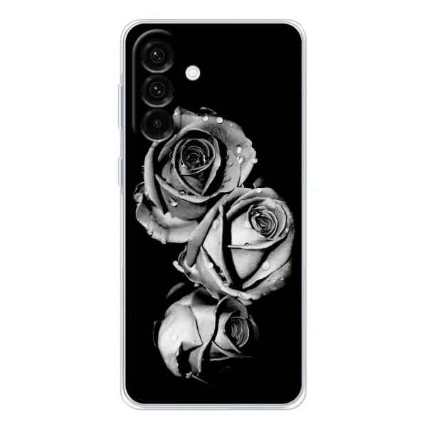 Чехол с принтом «Черная роза» для Samsung Galaxy A26 5G