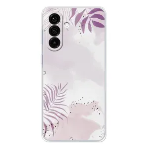 Чохол з квітковим принтом на Galaxy A26 5G (Фіолетове листя)