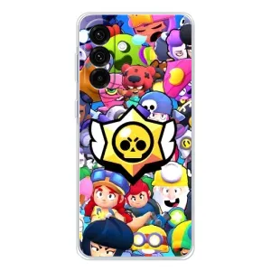 Чехол для Samsung Galaxy A26 5G Бравл Старс (VPrint) (Лого Brawl Stars)