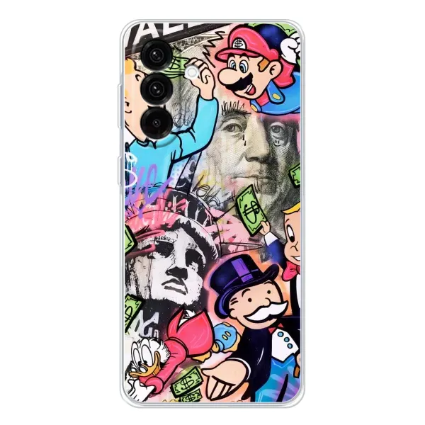 Чехол с принтом «Monopoly man» для Samsung Galaxy A26 5G