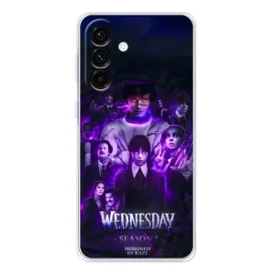 Чохол з дизайном Венздей 2 на Samsung Galaxy A26 5G (Фіолетова магія Венздей)