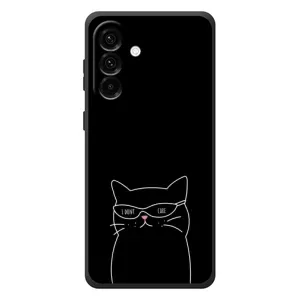 Чохол з малюнком кіт на Samsung Galaxy A27 (Байдужий кіт)