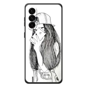 Чохол з друком для Samsung Galaxy A27 - (Мода) (AlphaPrint) (Фото дівчини)