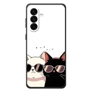 Чохол з малюнком кіт на Samsung Galaxy A27 (Коти в окулярах)