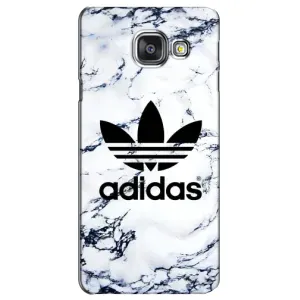 Чехлы Адидас для Samsung Galaxy A3 2016 / A3100 / A310F (AlphaPrint) (Адидас на мраморе)