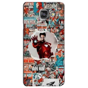 Чехлы с героями Марвел Samsung Galaxy A3 2016 / A3100 / A310F (VPrint) (Айронмен)