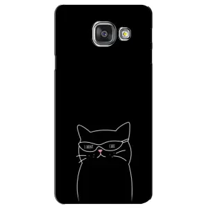 Чехол с принтом «Равнодушный кот» для Samsung Galaxy A3 2016 (A3100, A310F)