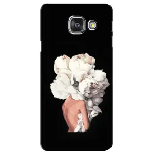 Чехлы (ART) Цветы на Samsung Galaxy A3 2016 / A3100 / A310F (VPrint) (Білі квіти)