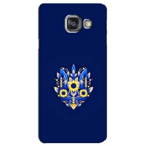 Чохли для Samsung Galaxy A3 2016 / A3100 / A310F Укр. Символіка (AlphaPrint) (Квітковий Герб)