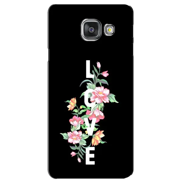 Чехол с принтом «Цветы LOVE» для Samsung Galaxy A3 2016 (A3100, A310F) Чехол с принтом «Цветы LOVE» для Samsung Galaxy A3 2016 (A3100, A310F)