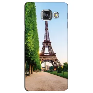 Чехол Эйфелева Башня для Samsung Galaxy A3 2016 / A3100 / A310F - (AlphaPrint) (Дорога в Париж)
