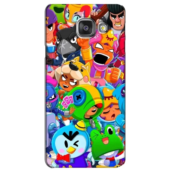 Чехол с принтом «герои Бравл Старс» для Samsung Galaxy A3 2016 (A3100, A310F) Чехол с принтом «герои Бравл Старс» для Samsung Galaxy A3 2016 (A3100, A310F)