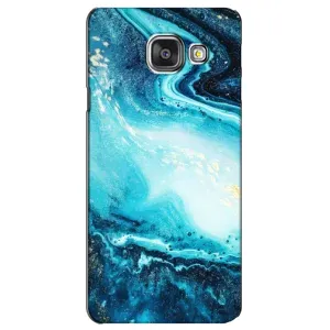 Мраморний чехол на Samsung Galaxy A3 2016 / A3100 / A310F (VPrint) (Блакитний мрамор)