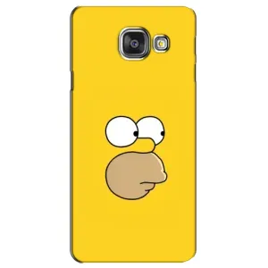Чехол с Симпсонами для Samsung Galaxy A3 2016 / A3100 / A310F (VPrint) (Гомер)