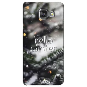 Новогодние, Праздничные Чехлы для Samsung Galaxy A3 2016 / A3100 / A310F - 2024 год (Hello winter)