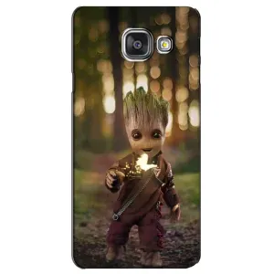 Чехол МАРВЕЛ для Самсунг A3 2016, A3100, A310F (AlphaPrint) (I am Groot)