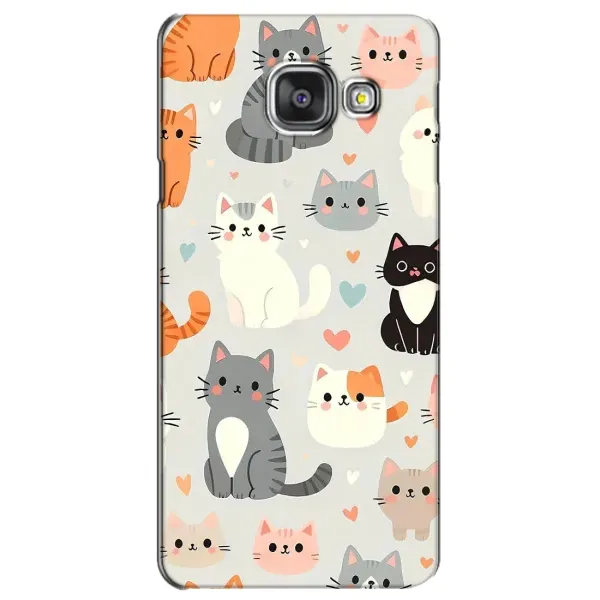 Чехол с принтом «Коллаж котов» для Samsung Galaxy A3 2016 (A3100, A310F)