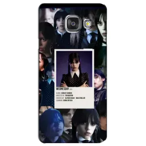 Чохли Венсдей на Samsung Galaxy A3 2016 / A3100 / A310F Уенсдей (AlphaPrint) (колаж Венздей)