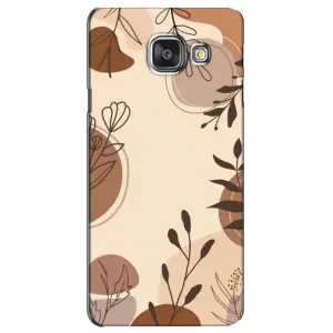 Чохол з принтом «Коричневі квіти» для Samsung Galaxy A3 2016 (A3100, A310F)