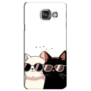 Чехол с принтом «Коты в очках» для Samsung Galaxy A3 2016 (A3100, A310F)