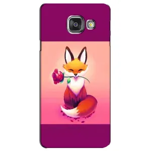 Чохли з картинкою Лисичка для Samsung Galaxy A3 2016 / A3100 / A310F (VPrint) (Лиса з трояндою)