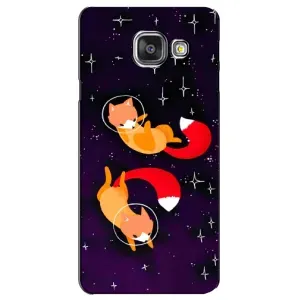 Чохли з картинкою Лисичка для Samsung Galaxy A3 2016 / A3100 / A310F (VPrint) (Лисички космонавти)
