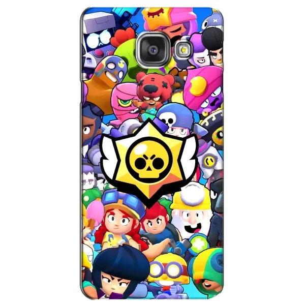 Чехол с принтом «Лого Brawl Stars» для Samsung Galaxy A3 2016 (A3100, A310F) Чехол с принтом «Лого Brawl Stars» для Samsung Galaxy A3 2016 (A3100, A310F)