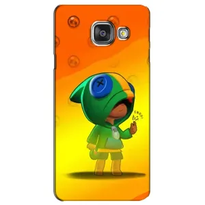 Чехол для Samsung Galaxy A3 2016 / A3100 / A310F Бравл Старс (VPrint) (Мальчик Леон)