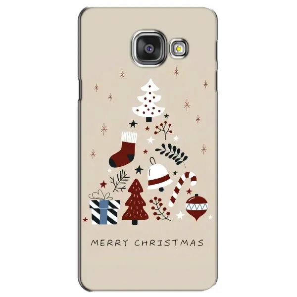 Чехол с принтом «Merry Christmas» для Samsung Galaxy A3 2016 (A3100, A310F)