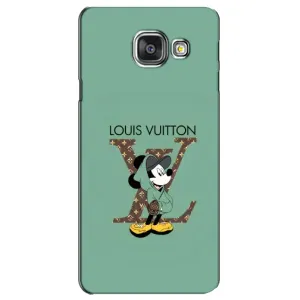 Чехлы Луи Витон для Samsung Galaxy A3 2016 / A3100 / A310F (AlphaPrint - LOUIS VUITTON) (Микки Маус LV)