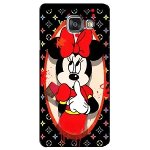 Чехол Disney Mouse Samsung Galaxy A3 2016 / A3100 / A310F (PREMIUMPrint) (Минни Маус ЛВ)