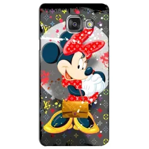 Чехол Disney Mouse Samsung Galaxy A3 2016 / A3100 / A310F (PREMIUMPrint) (Minni с бантиком)