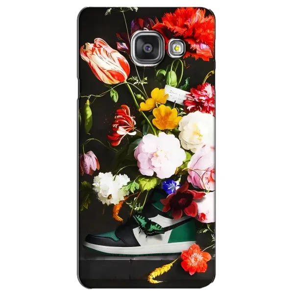 Чехол с принтом «Nike цветы» для Samsung Galaxy A3 2016 (A3100, A310F)