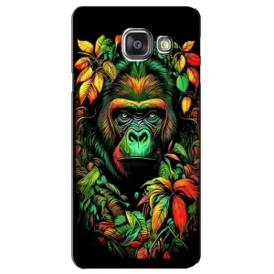 Чохол з Мавпами Samsung Galaxy A3 2016 / A3100 / A310F - (AlphaPrint) (Мавпа в квітах)