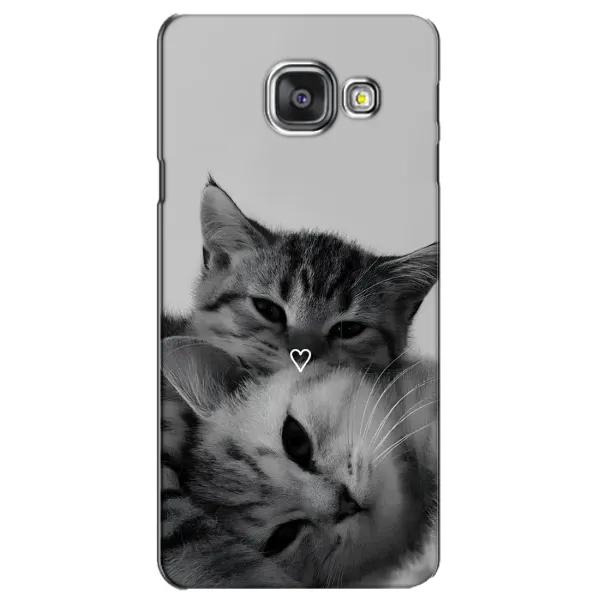 Чехол с принтом «Пара котов» для Samsung Galaxy A3 2016 (A3100, A310F)